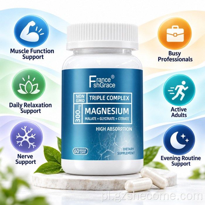 Organiczny suplement magnezu Shecome wspiera zdrowie Immume